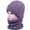 Light Purple |#2, variant on 3 in 1 Beanie Hat for Women, 3 in One Knitted Beanie Hat with Scarf and Mask, Windproof Warm Snow Cap (Light Purple)