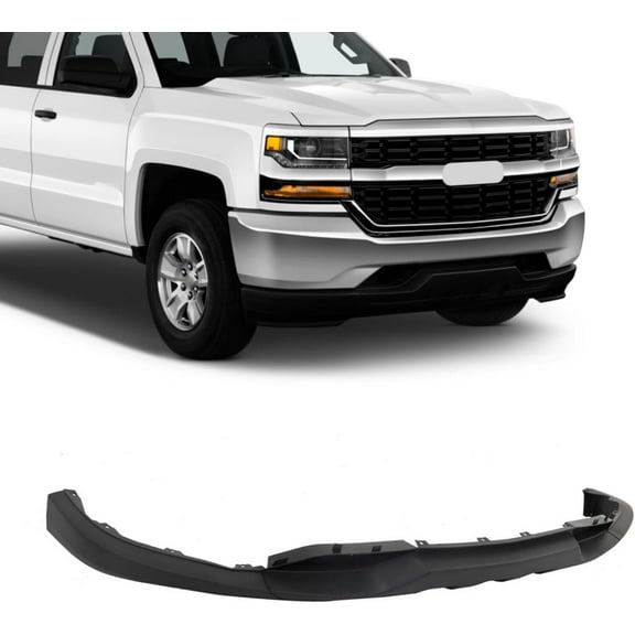 labwork Front Bumper Lower Valance Plastic 84029773 GM1015134C Replacement for 2016-2019 Silverado 1500 Without Tow Hook Holes and Skid Plate
