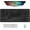 03 Black Contour, variant on Large Mouse Pad, XXL Desk Pad, Extened Mousepad 31.5" x 11.8", Non-Slip Rubber Base, Stitched Edges, Superior Surface, Gaming Keyboard Mat, Waterproof Desk Pad, Ink Navy Marble