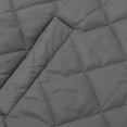 thumbnail image 5 of Stichou Puffer Vest Women Long Trendy Plain Fall Winter Sleeveless Quilted Jacket Zip Up Lightweight Warm Padded Gilet Coat Outerwear Gray XL, 5 of 8