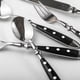 thumbnail image 2 of Cutlery set for 3 people - Rustic cutlery set made of stainless steel with black handles - Forged and heavy, 2 of 5
