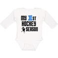 thumbnail image 3 of Inktastic My 1st Hockey Season Boys Long Sleeve Baby Bodysuit, 3 of 5