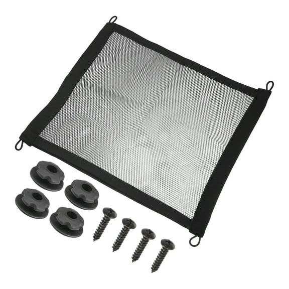 Unique Bargains 1 Set Universal Car Trunk Cargo Netting Rear Cargo Net Pickup Van Hammock Luggage Storage 16.54"x14.17"