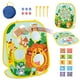 thumbnail image 1 of pstuiky Juego de lanzamiento de sacos de arena para exteriores. Ideal para fiestas infantiles y familiares. Perfecto como regalo para niños pequeños., 1 of 9