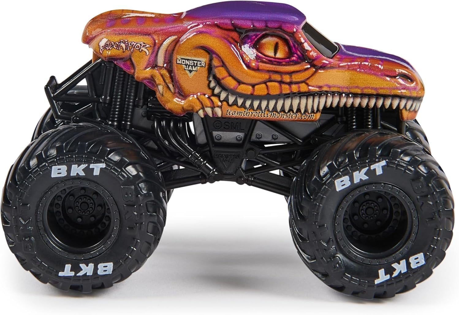 Monster jam Velociraptor & Jurassic Attack 1:64 Diecast Truck Bundle