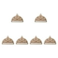 thumbnail image 4 of balikha 6Pcs Christmas Macrame Ornament Christmas Ornament Wall Hanging Semi Circle Crafts Xmas Tree Decor for Holiday Seasonal Decor Elk, 4 of 9