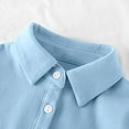 thumbnail image 4 of zbxnLI Toddler Girls Boys Uniform Tops Long Sleeve Golf Shirts Collared School Cotton T-Shirt for Kids, 4 of 5