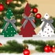 thumbnail image 1 of 3pc Bow Christmas Tree Wooden Decorative Set, 1 of 5