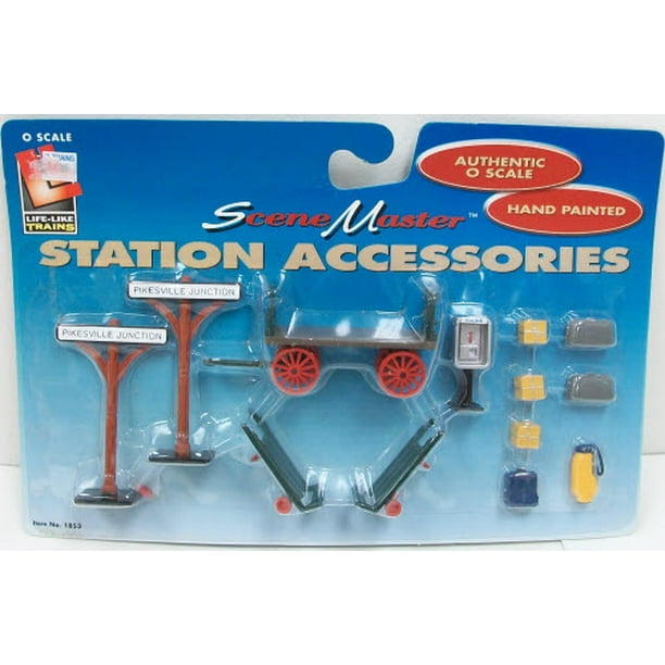 Life Like 1853 O Scale Train Station Accessories
