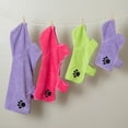 thumbnail image 5 of Raspberry Sorbet - Embroidered Paw Medium Pet Robe, 5 of 5