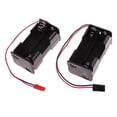 thumbnail image 1 of 2 Pieces AA Battery Holder Case Slot Holder Box for Parts, 1 of 7