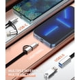 thumbnail image 2 of USB C Lightning Male to USB Female Adapter(2in1)Type C OTG 3.0 Cable Converter for iPhone 16 15 14 for iPad MacBook Thunderbolt Connector for Apple Camera Flash Drive Audio Compatible for Samsung S25, 2 of 7