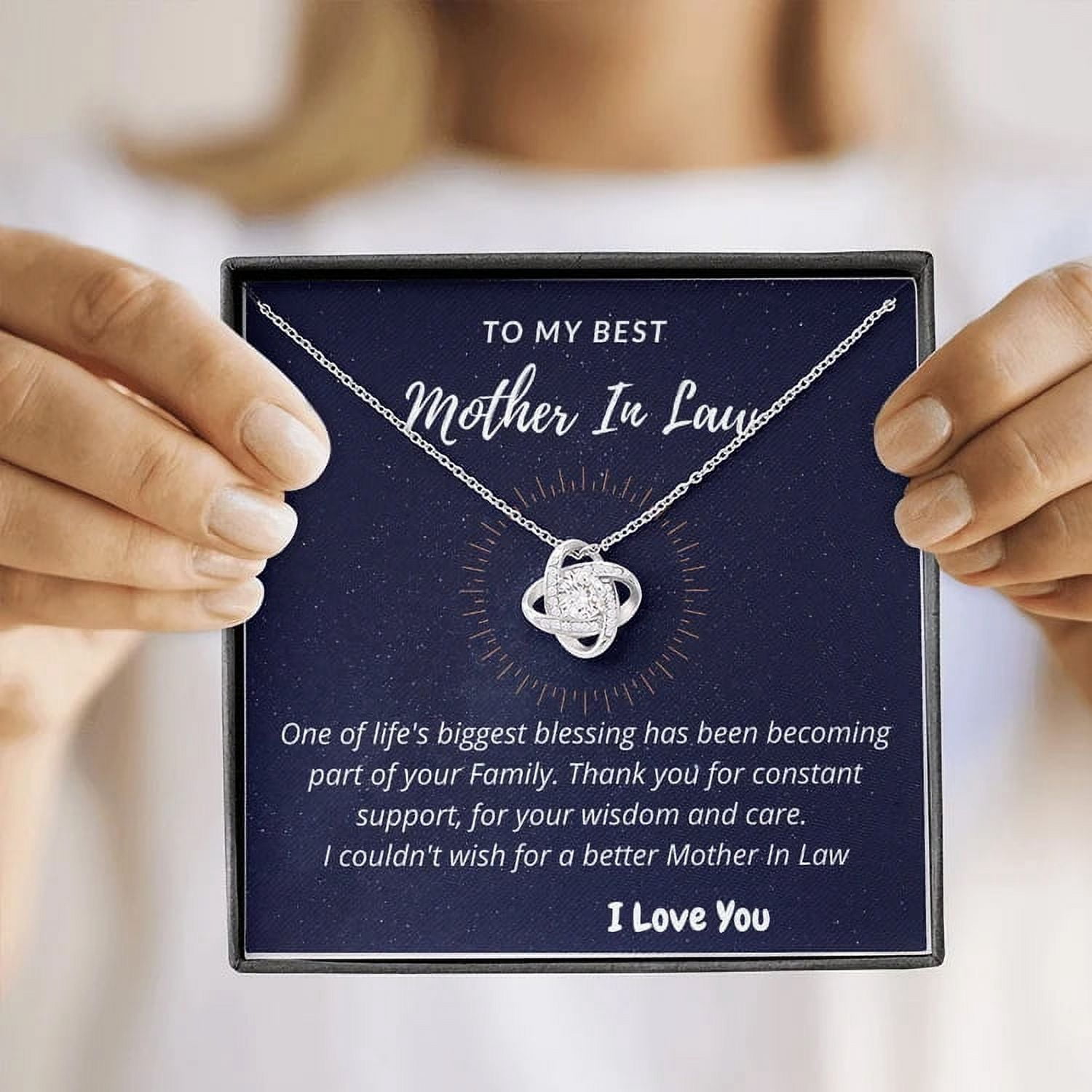 To My Best Mother in Law, Gift to Mother-in-Law for Christmas, Birthday, Mother's Day, Message Card to Mom-in-Law