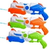 Joyin Water Guns Toys Super Water Blasters for Kids Outdoor, 3 Pack, Orange Green Blue