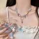 thumbnail image 3 of Collar de estrella de cuentas de colores con meteorito de caramelo, accesorios de diseño de nicho para mujer, cadena de clavícula de Spice Girl dulce y fresca, 3 of 3