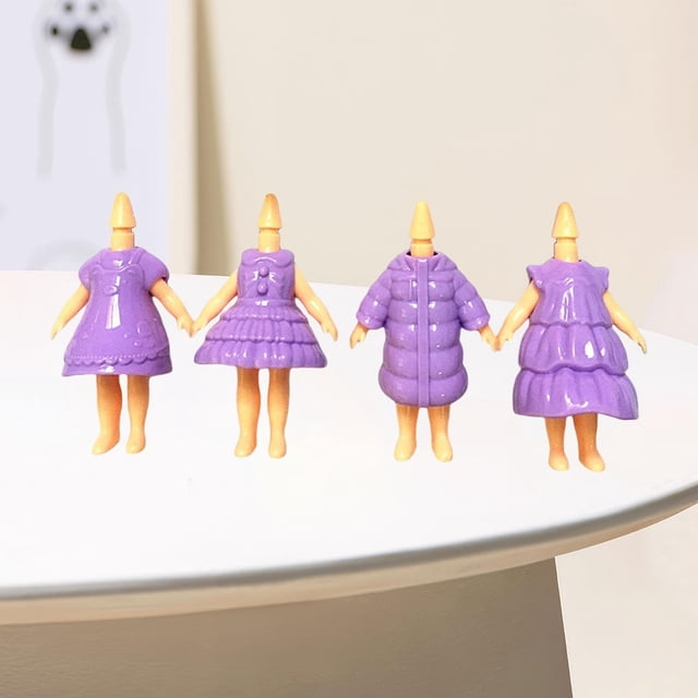 Ropa para muñecas de niña Baoblaze accesorios de ropa corporal regalo de cumpleaños violeta claro