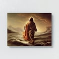 thumbnail image 4 of HFDF Jesus 24 Canvas Art Home Decor Wall Art Print Poster Painting Medium 16x12inch Framed, 4 of 6