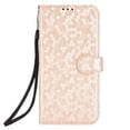 thumbnail image 4 of Polka Dot Wallet Case iPhone Air Card Slots, Wrist Strap & Stand Gold, 4 of 6