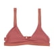 thumbnail image 1 of Tavik Womens Coco Textured Bikini Swim Top, rosa, mediano, 1 of 5