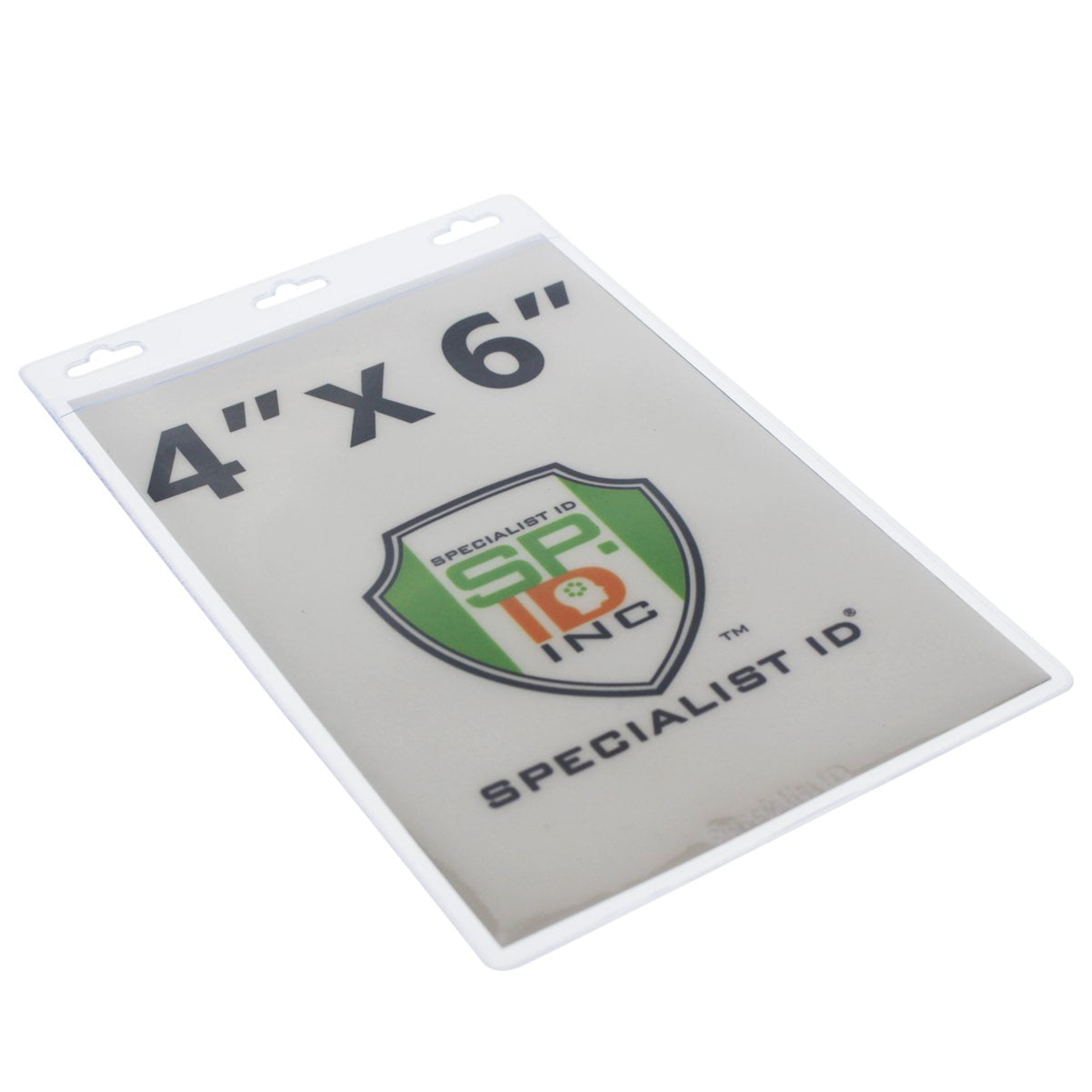 Clear Horizontal Vinyl ID Badge Holder by Specialist ID Packaged/Sold Individually 