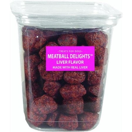 7 Ounce Liver - Triumph Pet Industries-Meatball Delights Dog Treats- Liver 8 Ounce