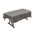 thumbnail image 1 of TCpop60x90-Gray DarkP12 LA Linen Nappe Rectangulaire en Polyester, Gris Foncé - 60 x 90 Po., 1 of 1