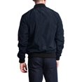 thumbnail image 5 of Victorious Men's Lightweight Contrast MA-1 Bomber Flight Jacket JK752 - Navy - 5X-Large, 5 of 7