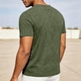 thumbnail image 5 of Ohufall Men's T-shirts Pullover Short Sleeve Loose T-Shirt V-neck Solid Color Casual Tshirts, 5 of 5
