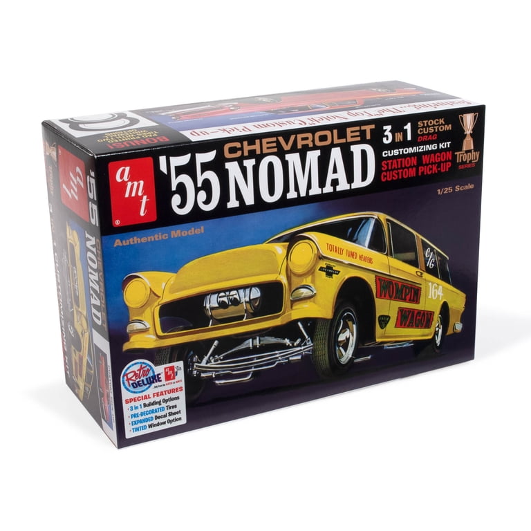 AMT 1955 Chevrolet Nomad 3-in-1 Plastic Assembly Model Kit