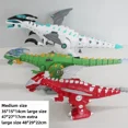 thumbnail image 4 of Large-Sized Red Mechanical Dinosaur Toy 66080: Remote Control Spray & Flame Effects, Durable Plastic Construction, Realistic Simulation Design – Interactive Educational Gift for All Ages, Ideal for, 4 of 6