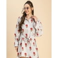 thumbnail image 5 of Moomaya Spread Collar Shirt Cotton Dress - Women's Casual Printed Dress, 5 of 9