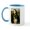 White/Blue Inside, variant on CafePress - Mona & Boxer Mug - 11 oz Ceramic Mug - Novelty Coffee Tea Cup