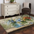 thumbnail image 4 of Farmhouse Flowers Area Rug 3x5 Washable Rug Non Slip Country Spring Botanical Florals Painting Large Area Rug Indoor Floor Carpet for Entryway Bedroom Kitchen Living Room Home Office Dining Room, 4 of 8