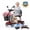 RD, variant on Havlo 4-Wheel Mobility Scooter for Seniors & Adults, 12.4-Mile Range, Removable Lithium Battery, Wider Adjustable Seat & Armrests, Foldable Electric Mobility Scooter for Everyday & Outdoor Use,Blue