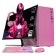 thumbnail image 1 of Xtreme PC Gaming Intel Quad Core J4125 2.7 Ghz 16GB SSD 500GB Monitor 23.8 WIFI Rosa, 1 of 6