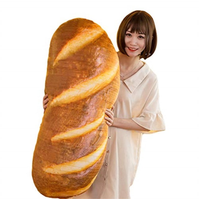 3d simulation bread shape pillow