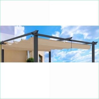 Coolaroo Constantine 9' x 9' Pergola, Mocha - Walmart.com