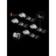 thumbnail image 2 of Tirantes de sujetador ajustables de metal transparente y mate Inspire Chic para mujeres Claro-4, 2 of 5