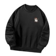 thumbnail image 1 of Sudadera de moda para hombre y mujer, ropa suave a la moda, Tops con cuello redondo, jersey estampado para senderismo, compras, uso diario , l L, 1 of 8
