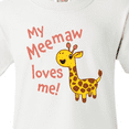 thumbnail image 4 of Inktastic My Meemaw Loves me- cute giraffe Youth T-Shirt, 4 of 5