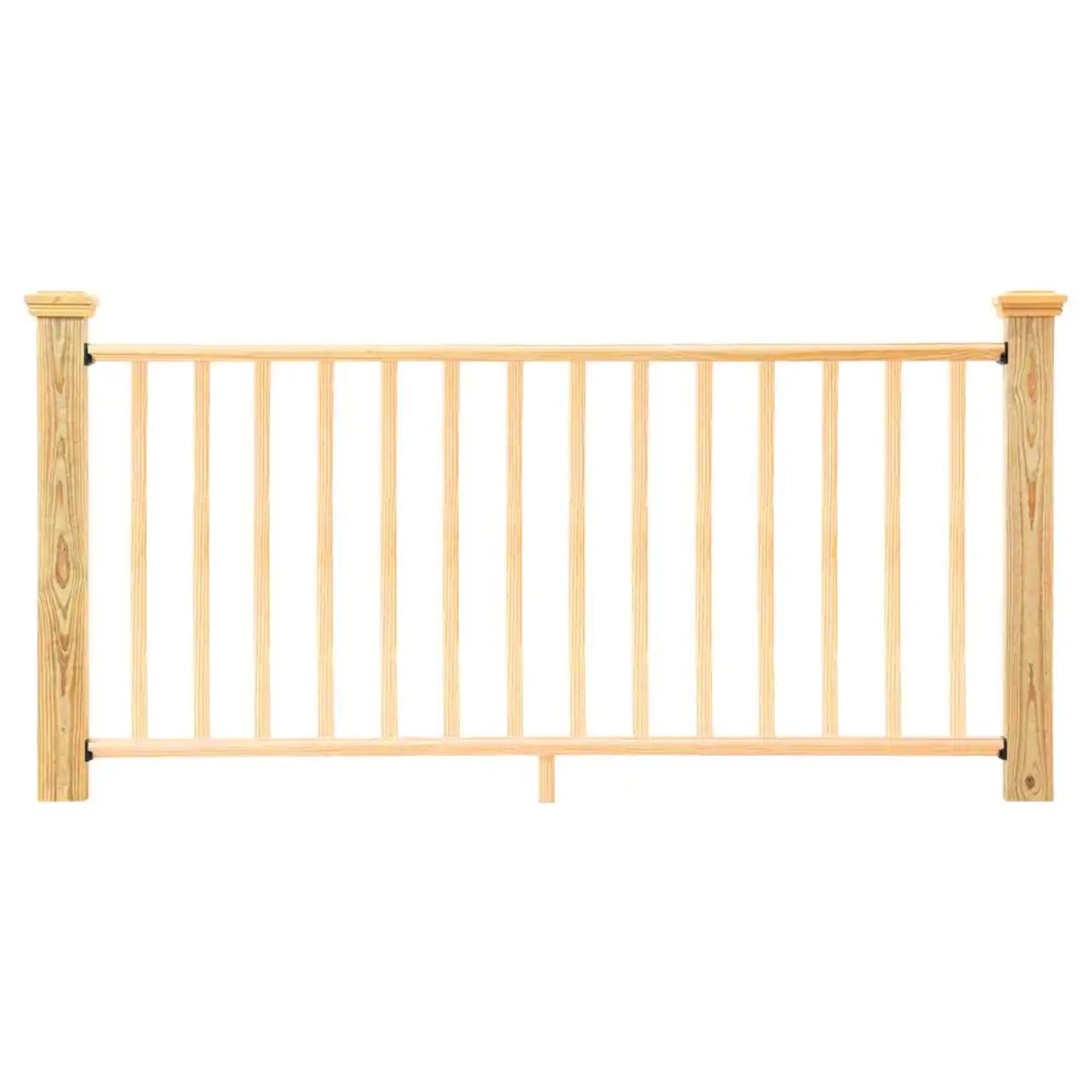 ProWood 6 ft. Routed PressureTreated Wood Railing Kit with Square Wood