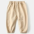 thumbnail image 4 of Tfken Pants For Boys Toddler Size 3-4 Years Cartoon Print Elastic Waist Full-Length Fashion 2025 Pocket Trousers Beige, 4 of 9