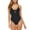 00 # Black, variant on REORIAFEE Women's Swimsuit Summer Push Up Bathing Suit Beach Vacation Bathing Suit V Neck Cover Slim One Piece Swimsuit Wine M