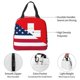thumbnail image 4 of Easygdp USA Switzerland Bolsa Térmica Premium - Tela Oxford Impermeable, Gran Capacidad, Bolsillo Frontal, Unisex para Trabajo, Escuela, Actividades al Aire Libre y Picnics, 4 of 8