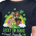 thumbnail image 3 of Barbie - St. Patrick's Day Lucky To Have Great Friends - Toddler And Youth Girls Short Sleeve Graphic T-Shirt, 3 of 5