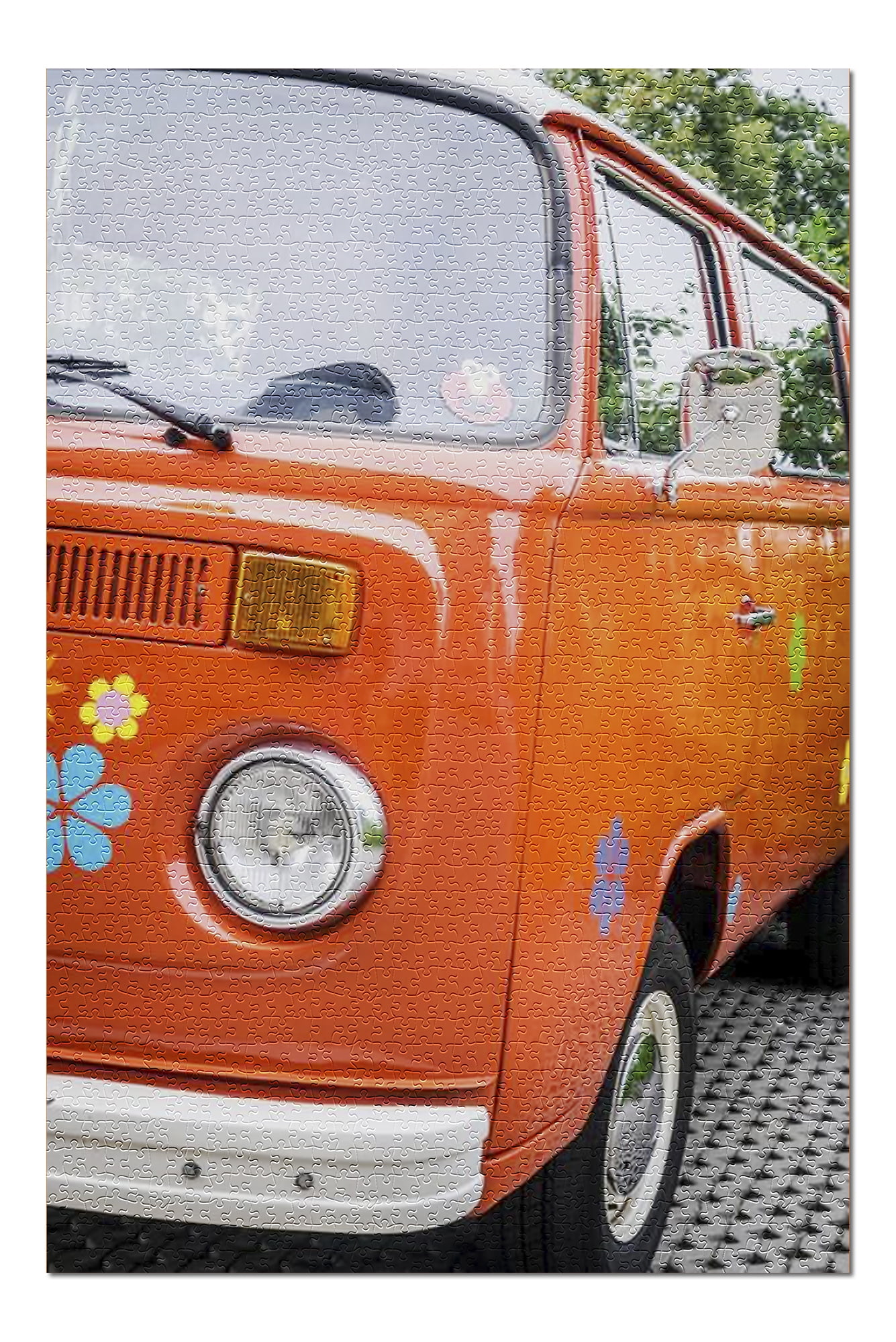 orange hippie van