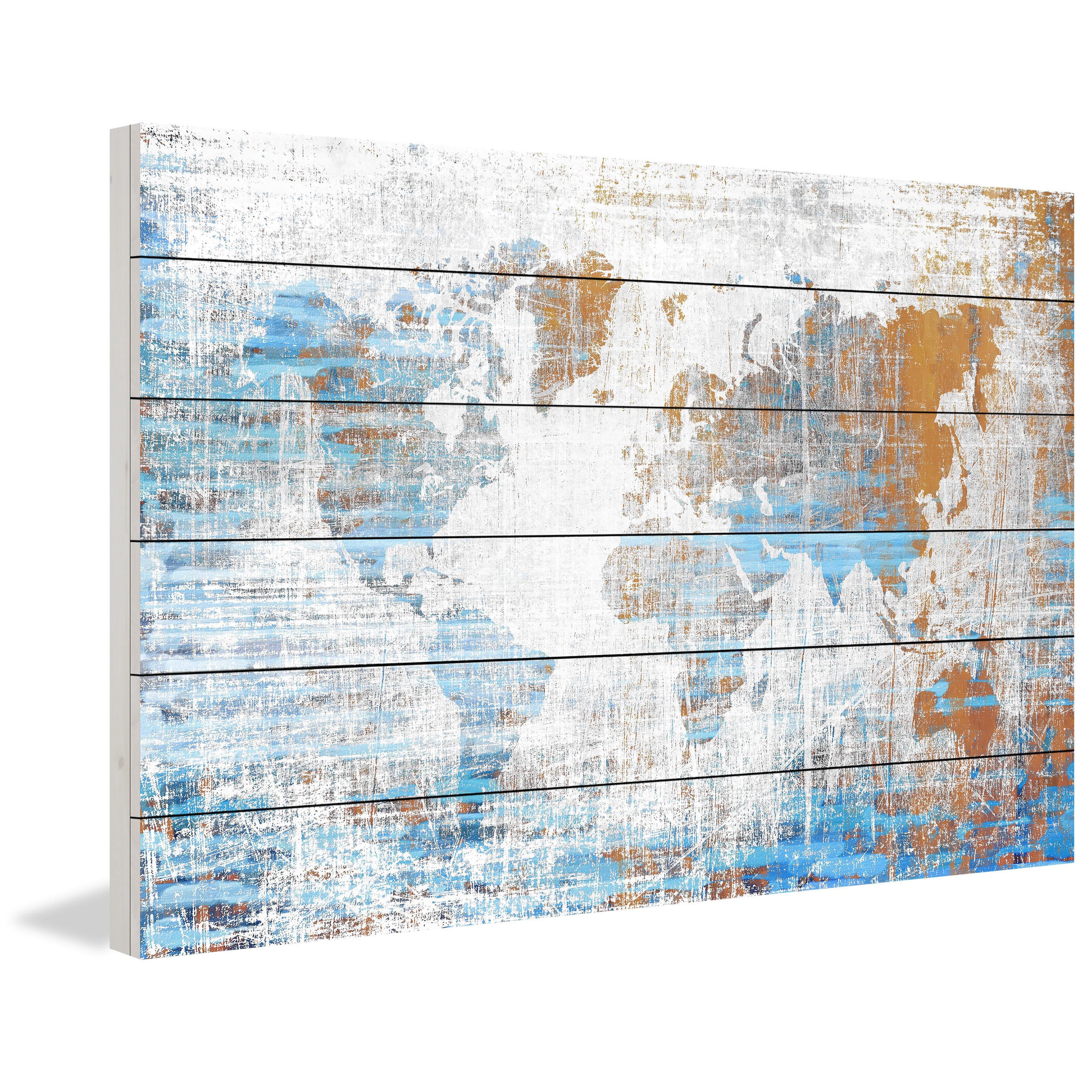 Parvez Taj Travels White Wood Wall Art