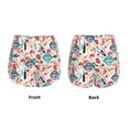 thumbnail image 5 of Picia Barbecue Pattern Women's 2 in 1 Athletic Running Shorts High Waisted Workout Casual Gym Sweat Shorts with Comfy Liner Zipper Pockets-X-Large, 5 of 9
