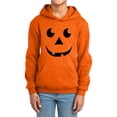thumbnail image 2 of Boys Halloween Hoodie Pullover Long Sleeve Graphic Print Orange Sweatshirt Casual Soft Top for Kids Fall School Party 11-12 Years, 2 of 4