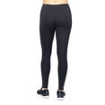 thumbnail image 3 of Expert Brand Women's Mid-Rise, Full Length Leggings with Pocket, Black, Large, 3 of 5